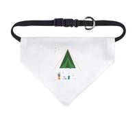 Azeeda Small 'Gone Off Camping' Dog/Cat/Pet Bandana (PD00082709)
