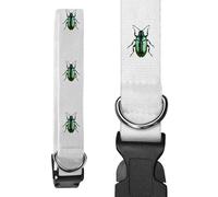 Azeeda Small 'Green Metallic Beetle' Dog Collar (PR00077093)
