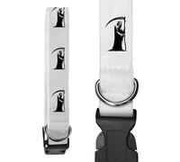 Azeeda Small 'Grim Reaper Standing' Dog Collar (PR00081091)