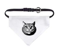 Azeeda Small 'Grinning Cheshire Cat' Dog/Cat/Pet Bandana (PD00071561)