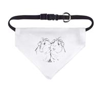 Azeeda Small 'Guinea Pig Couple' Dog/Cat/Pet Bandana (PD00072189)