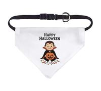 Azeeda Small 'Happy Halloween Vampire' Dog/Cat/Pet Bandana (PD00071085)