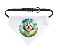 Azeeda Small 'Happy Shih Tzu' Dog/Cat/Pet Bandana (PD00069355)