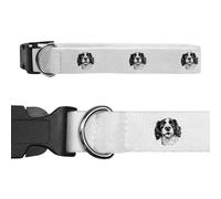 Azeeda Small 'Happy Springer Spaniel Dog Portrait' Dog Collar (PR00078959)