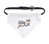 Azeeda Small 'Hello Fall Text' Dog/Cat/Pet Bandana (PD00072155)