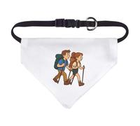 Azeeda Small 'Hiking Couple' Dog/Cat/Pet Bandana (PD00071301)