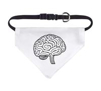 Azeeda Small 'Human Brain' Dog/Cat/Pet Bandana (PD00080769)