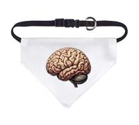 Azeeda Small 'Human Brain Side View' Dog/Cat/Pet Bandana (PD00075875)