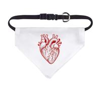 Azeeda Small 'Human Heart' Dog/Cat/Pet Bandana (PD00077063)