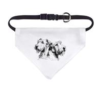 Azeeda Small 'Irish Wolfhound Couple Portrait' Dog/Cat/Pet Bandana (PD00075815)