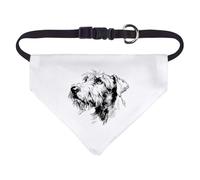 Azeeda Small 'Irish Wolfhound Portrait' Dog/Cat/Pet Bandana (PD00074413)