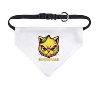 Azeeda Small 'Lemon Sour Puss Cat' Dog/Cat/Pet Bandana (PD00067263)
