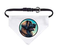 Azeeda Small 'Leonberger Dog Portrait' Dog/Cat/Pet Bandana (PD00071703)