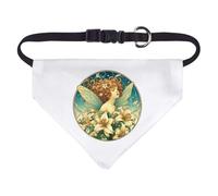 Azeeda Small 'Lily Garden Fairy' Dog/Cat/Pet Bandana (PD00068495)