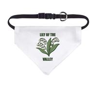 Azeeda Small 'Lily of the Valley Flower' Dog/Cat/Pet Bandana (PD00071161)