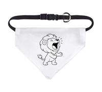 Azeeda Small 'Lion Roar' Dog/Cat/Pet Bandana (PD00072907)