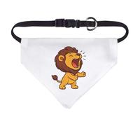 Azeeda Small 'Lion Roar' Dog/Cat/Pet Bandana (PD00072909)