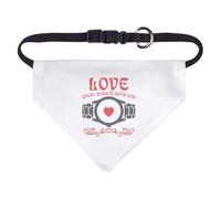 Azeeda Small 'Love Every Minute With You' Dog/Cat/Pet Bandana (PD00086357)