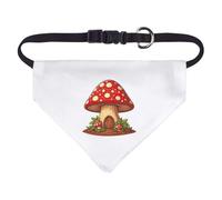 Azeeda Small 'Magic Toadstool House' Dog/Cat/Pet Bandana (PD00071713)