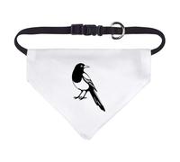 Azeeda Small 'Magpie Looking Back' Dog/Cat/Pet Bandana (PD00068935)