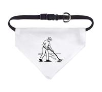 Azeeda Small 'Man Metal Detecting' Dog/Cat/Pet Bandana (PD00069157)