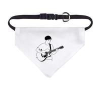 Azeeda Small 'Man Playing Guitar' Dog/Cat/Pet Bandana (PD00075699)
