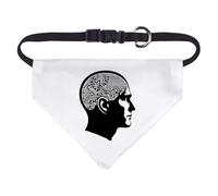 Azeeda Small 'Man With Electronic Brain' Dog/Cat/Pet Bandana (PD00079107)