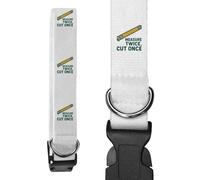 Azeeda Small 'Measure Twice Cut Once' Dog Collar (PR00072605)