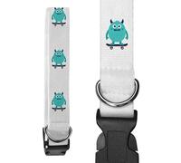 Azeeda Small 'Monster on Skateboard' Dog Collar (PR00075683)