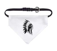Azeeda Small 'Native American Chief Side View' Dog/Cat/Pet Bandana (PD00068801)