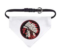 Azeeda Small 'Native American Chief Side View' Dog/Cat/Pet Bandana (PD00071369)