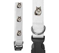 Azeeda Small 'Norwegian Forest Cat' Dog Collar (PR00078261)