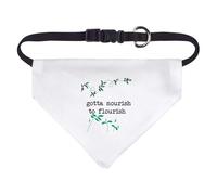 Azeeda Small 'Nourish To Flourish' Dog/Cat/Pet Bandana (PD00071695)