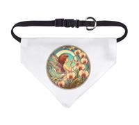 Azeeda Small 'Orchid Garden Fairy' Dog/Cat/Pet Bandana (PD00068575)