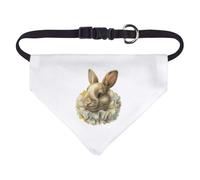 Azeeda Small 'Ornate Renaissance Rabbit' Dog/Cat/Pet Bandana (PD00079821)