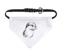 Azeeda Small 'Otter Portrait Side View' Dog/Cat/Pet Bandana (PD00066419)