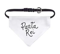 Azeeda Small 'Panta Rei Handlettering' Dog/Cat/Pet Bandana (PD00073059)