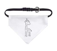 Azeeda Small 'Party Giraffe' Dog/Cat/Pet Bandana (PD00069561)