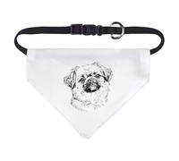 Azeeda Small 'Pekingese Portrait' Dog/Cat/Pet Bandana (PD00066311)