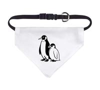 Azeeda Small 'Penguin Mother & Chick' Dog/Cat/Pet Bandana (PD00071041)