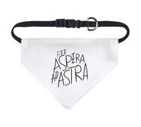 Azeeda Small 'Per Aspera ad Astra Motivational Text' Dog/Cat/Pet Bandana (PD00073663)