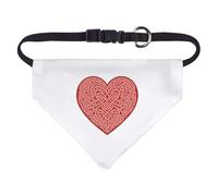 Azeeda Small 'Pink Celtic Love Heart' Dog/Cat/Pet Bandana (PD00073645)