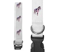 Azeeda Small 'Pink Pony ' Dog Collar (PR00071097)