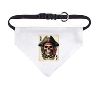 Azeeda Small 'Pirate Skull Ace Of Spades' Dog/Cat/Pet Bandana (PD00069423)