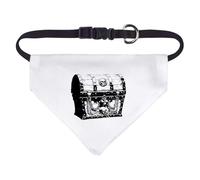Azeeda Small 'Pirate Treasure Chest' Dog/Cat/Pet Bandana (PD00071851)