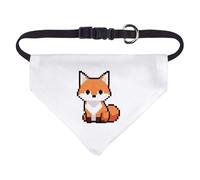 Azeeda Small 'Pixel Style Red Fox' Dog/Cat/Pet Bandana (PD00077661)
