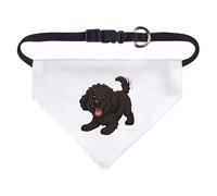 Azeeda Small 'Playful Black Cockapoo Dog' Dog/Cat/Pet Bandana (PD00070737)