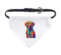 Azeeda Small 'Pop Art Labrador' Dog/Cat/Pet Bandana (PD00066769)