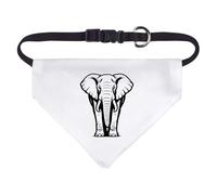 Azeeda Small 'Proud Elephant' Dog/Cat/Pet Bandana (PD00070571)