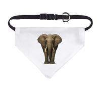 Azeeda Small 'Proud Elephant' Dog/Cat/Pet Bandana (PD00070573)